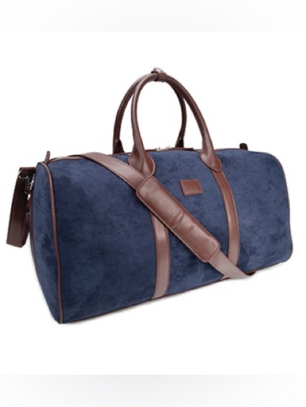 Brouk & Co. Lauren Duffel Bag Navy Blue NWT